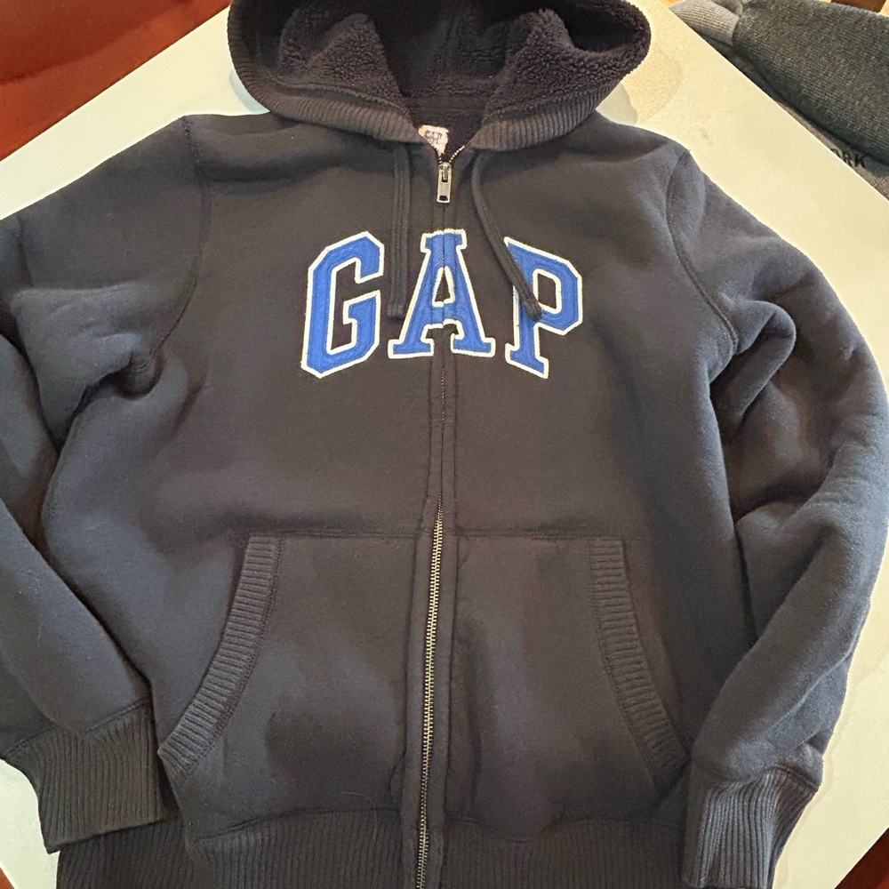 Vintage GAP Dark Blue Zip-Up Hoodie